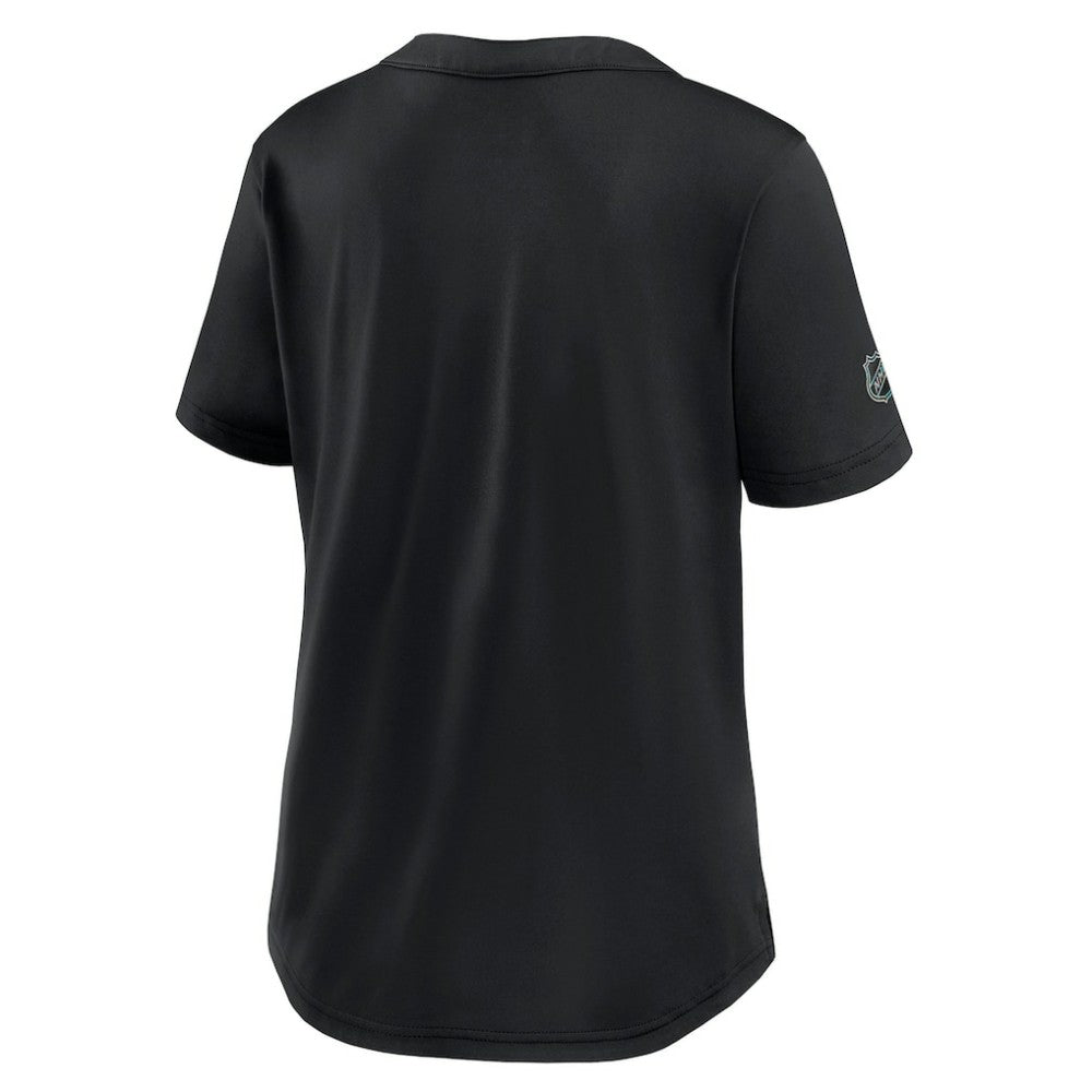 NHL Detroit Red Wings Fanatics Women's Authentic Pro Rink Tech T-Shirt - Black