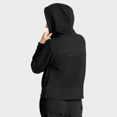 NHL Carolina Hurricanes Fanatics Women's Authentic Pro Road Tri-Blend Quarter-Zip Hoodie - Black