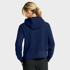NHL Toronto Maple Leafs Fanatics Women's Authentic Pro Road Tri-Blend Quarter-Zip Hoodie - Navy