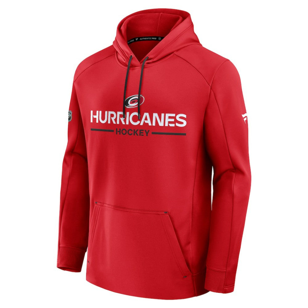 NHL Carolina Hurricanes Fanatics Authentic Pro Rink Hoodie - Red