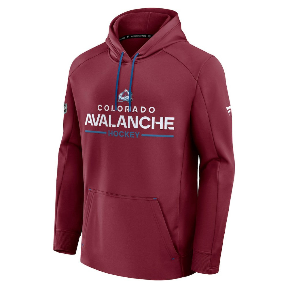 NHL Colorado Avalanche Fanatics Authentic Pro Rink Hoodie - Burgundy