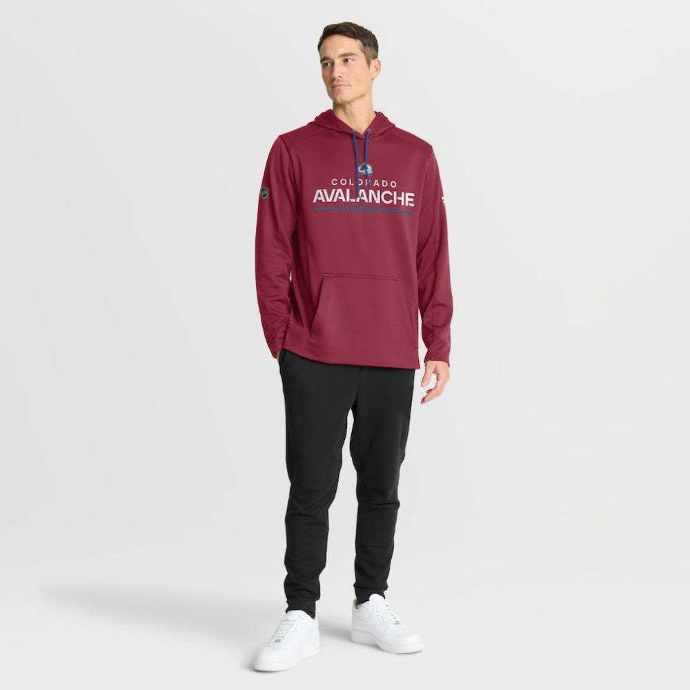 NHL Colorado Avalanche Fanatics Authentic Pro Rink Hoodie - Burgundy