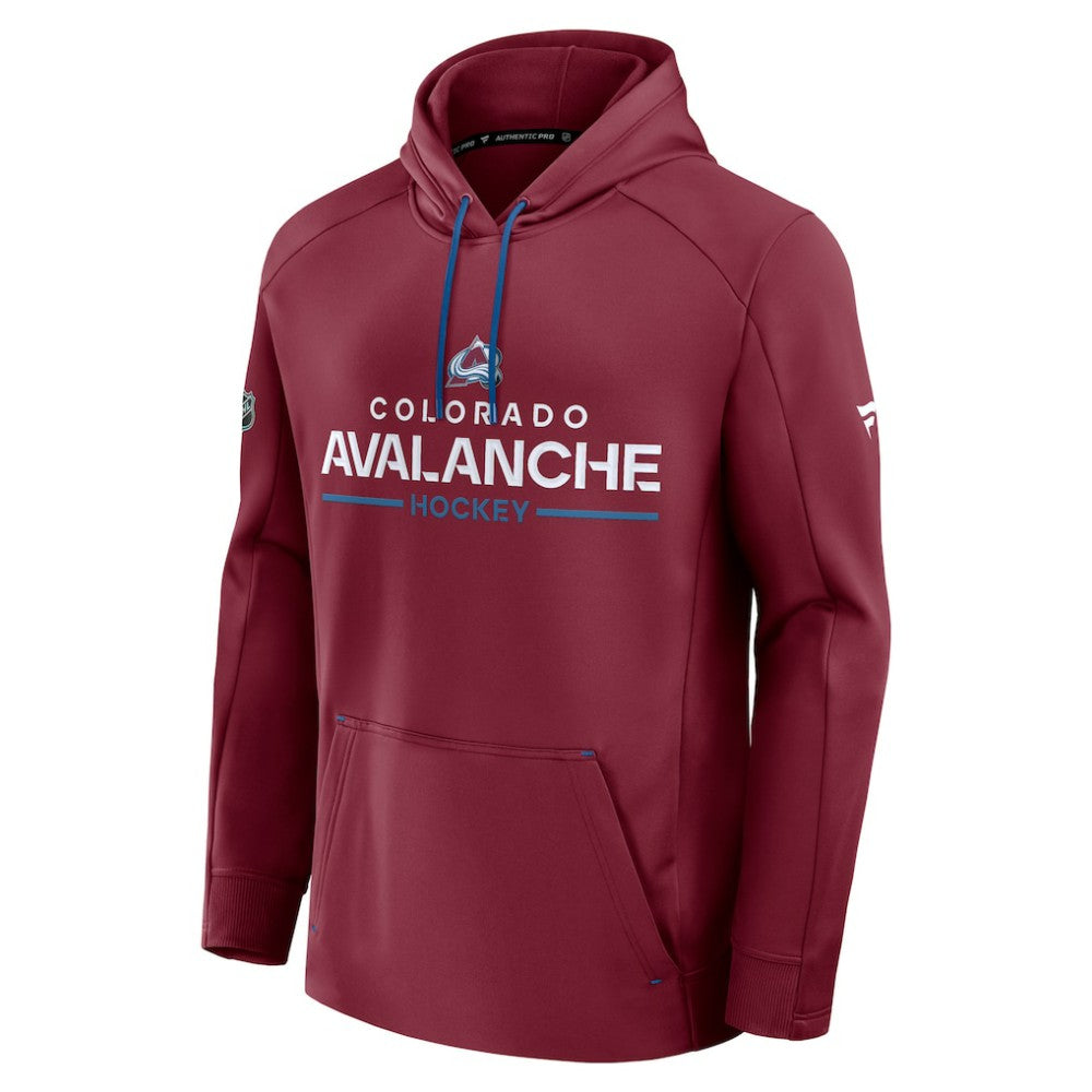 NHL Colorado Avalanche Fanatics Authentic Pro Rink Hoodie - Burgundy