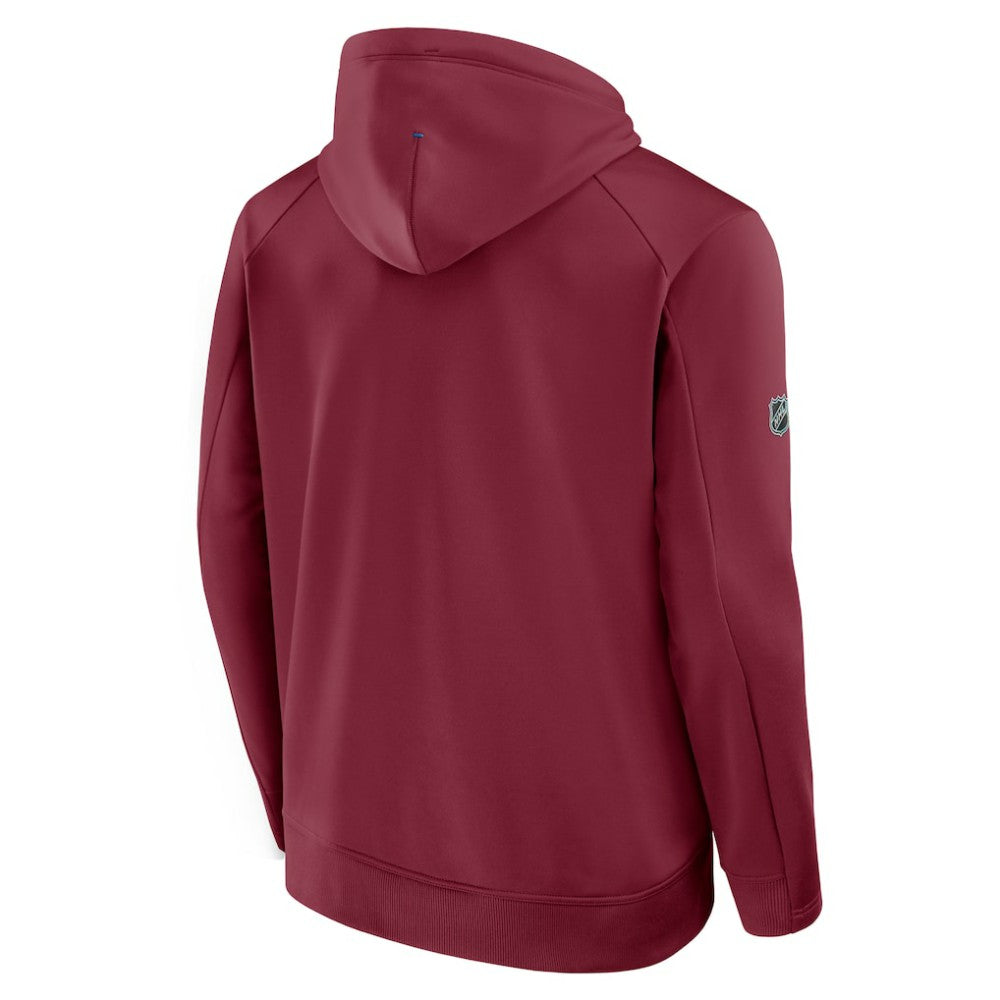 NHL Colorado Avalanche Fanatics Authentic Pro Rink Hoodie - Burgundy