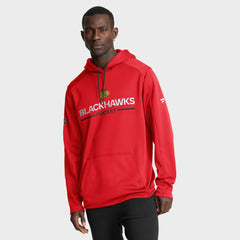 NHL Chicago Blackhawks Fanatics Authentic Pro Rink Hoodie - Red