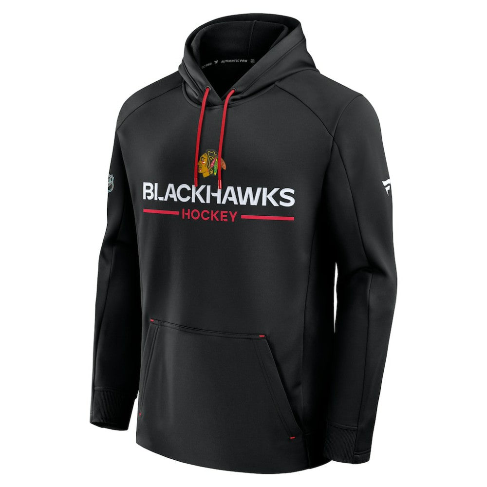 NHL Chicago Blackhawks Fanatics Authentic Pro Rink Hoodie - Black