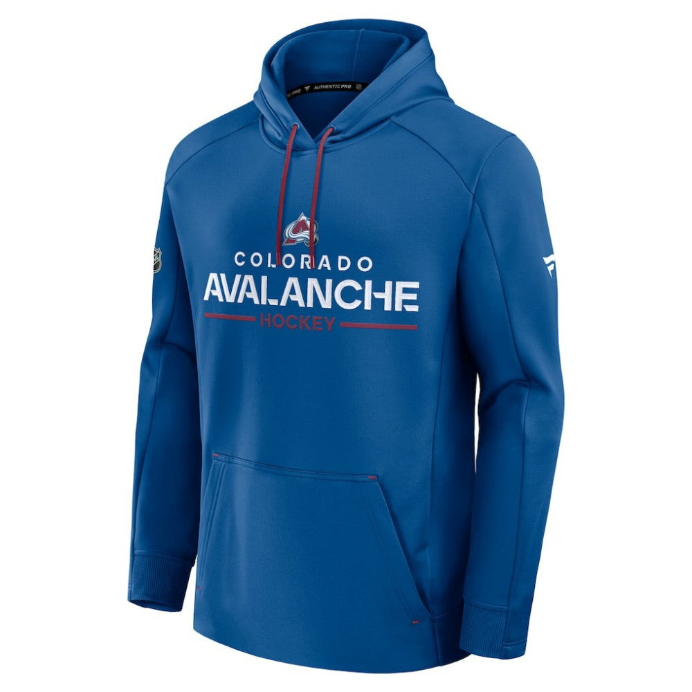 NHL Colorado Avalanche Fanatics Authentic Pro Rink Hoodie - Blue