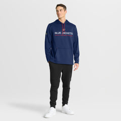 NHL Columbus Blue Jackets Fanatics Authentic Pro Rink Hoodie - Navy