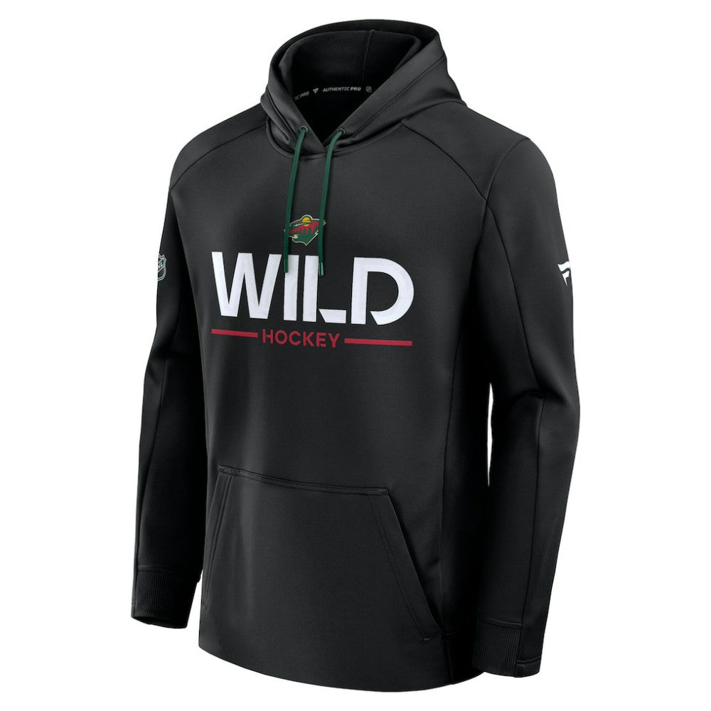 NHL Minnesota Wild Fanatics Authentic Pro Rink Hoodie - Black