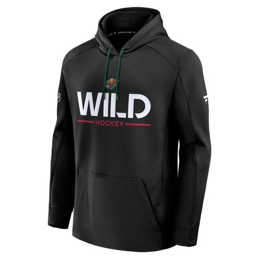 NHL Minnesota Wild Fanatics Authentic Pro Rink Hoodie - Black