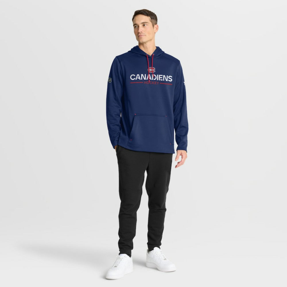 NHL Montreal Canadiens Fanatics Authentic Pro Rink Hoodie - Navy