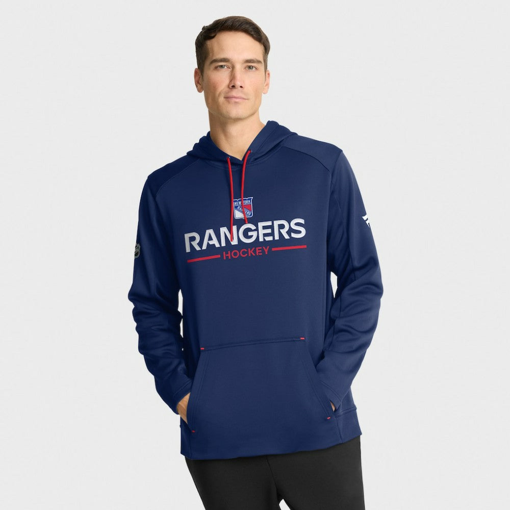 NHL New York Rangers Fanatics Authentic Pro Rink Hoodie - Navy