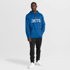 NHL Winnipeg Jets Fanatics Authentic Pro Rink Hoodie - Blue