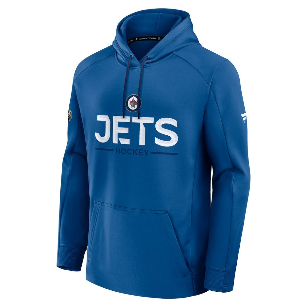 NHL Winnipeg Jets Fanatics Authentic Pro Rink Hoodie - Blue