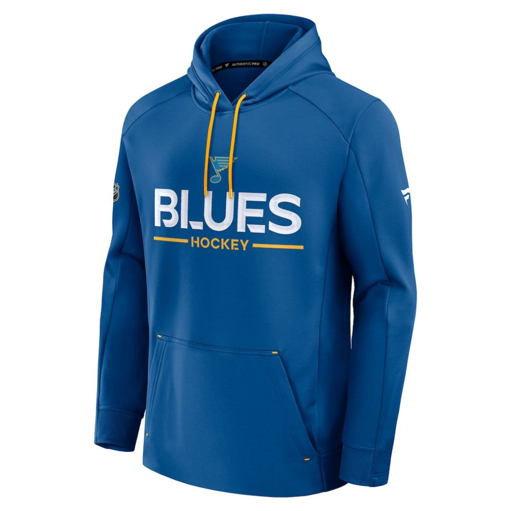 NHL St. Louis Blues Fanatics Authentic Pro Rink Hoodie - Blue