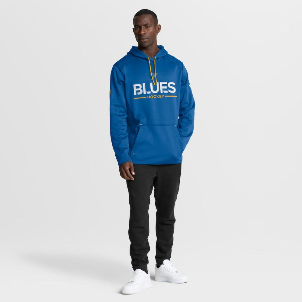 NHL St. Louis Blues Fanatics Authentic Pro Rink Hoodie - Blue