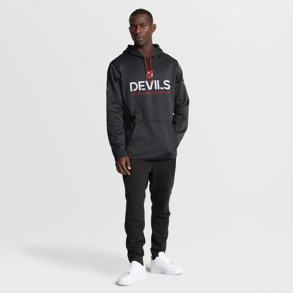 NHL New Jersey Devils Fanatics Authentic Pro Rink Hoodie - Black