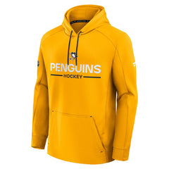 NHL Pittsburgh Penguins Fanatics Authentic Pro Rink Hoodie - Gold