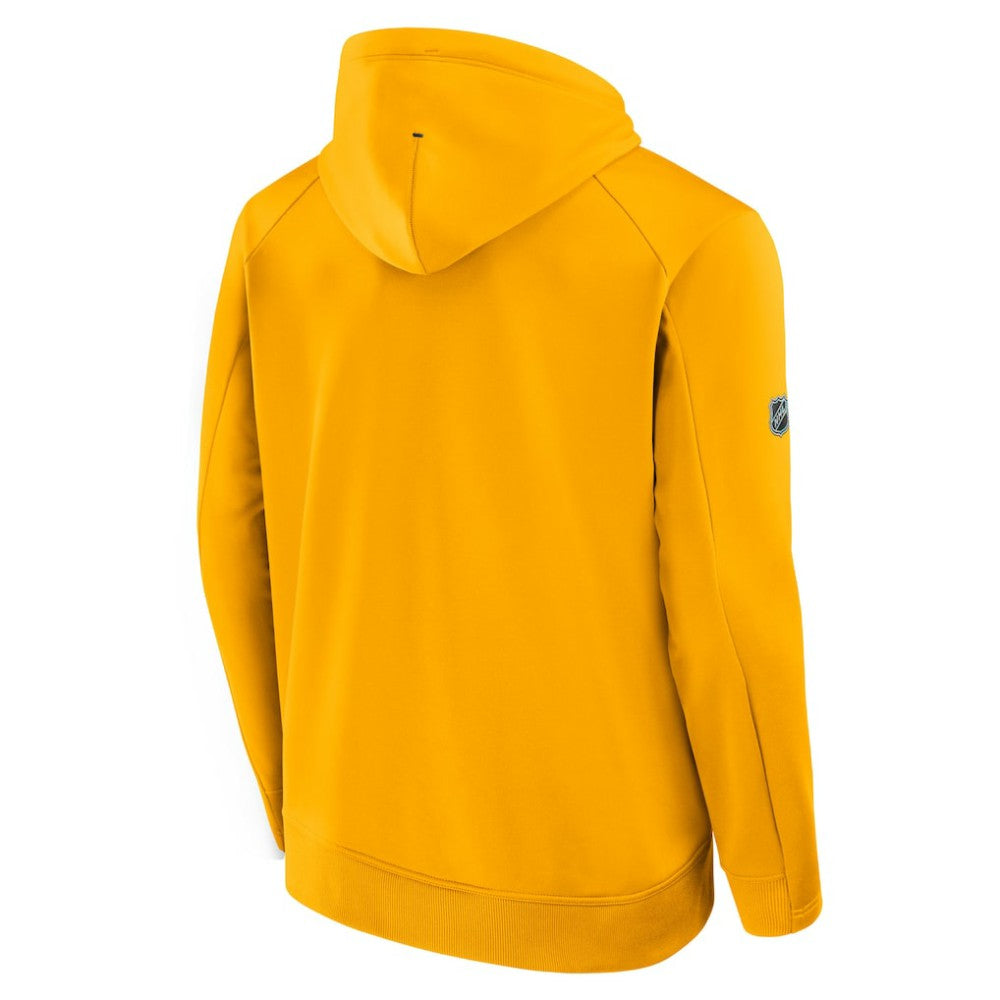 NHL Pittsburgh Penguins Fanatics Authentic Pro Rink Hoodie - Gold