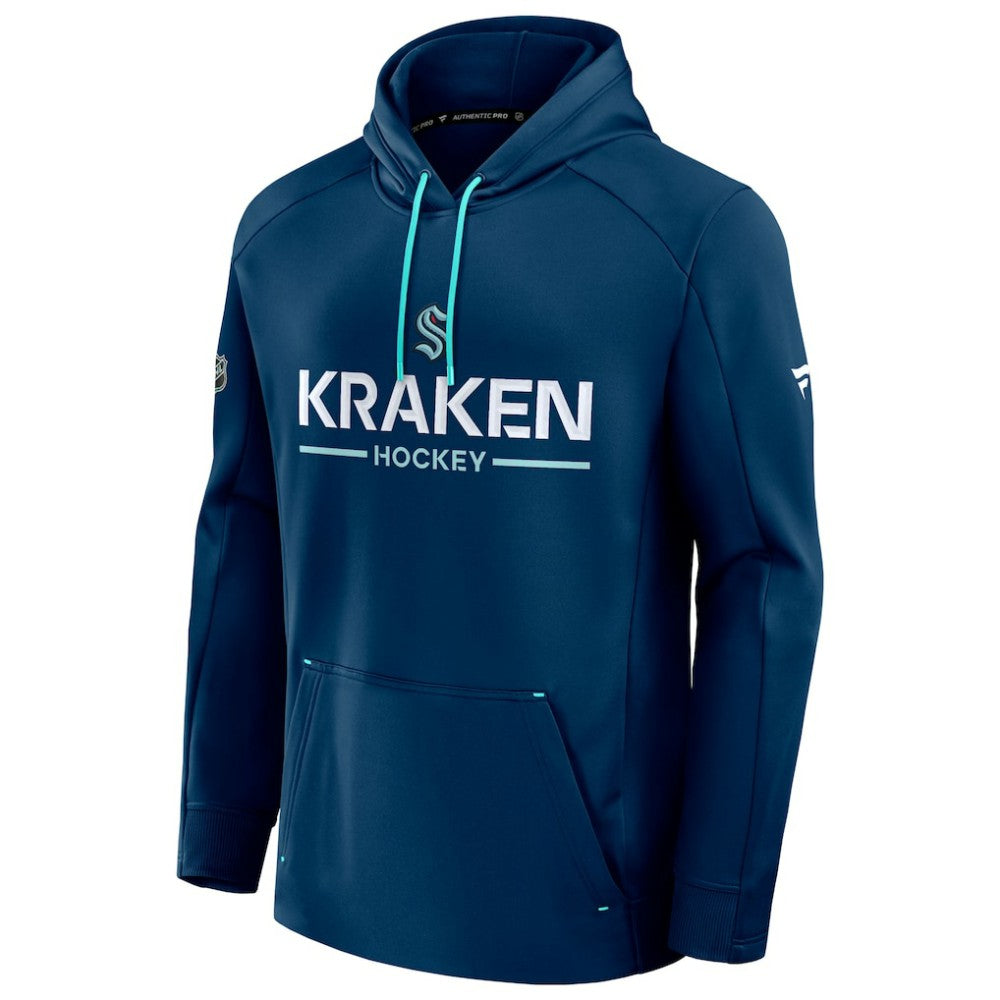 NHL Seattle Kraken Fanatics Authentic Pro Rink Hoodie - Deep Sea Blue