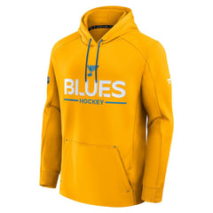 NHL St. Louis Blues Fanatics Authentic Pro Rink Hoodie - Gold