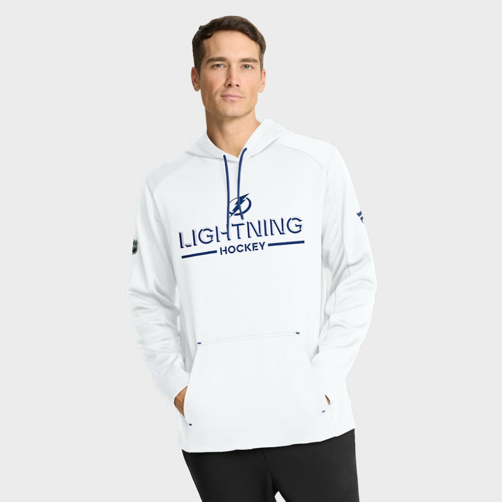 NHL Tampa Bay Lightning Fanatics Authentic Pro Rink Hoodie - White