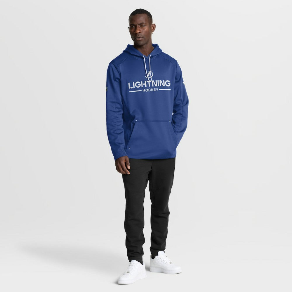 NHL Tampa Bay Lightning Fanatics Authentic Pro Rink Hoodie - Blue