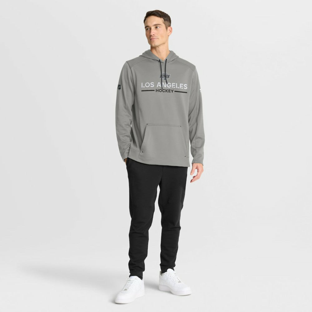 NHL Los Angeles Kings Fanatics Authentic Pro Rink Hoodie - Silver