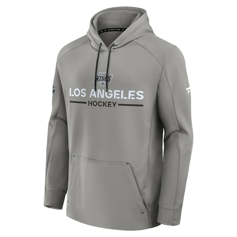NHL Los Angeles Kings Fanatics Authentic Pro Rink Hoodie - Silver