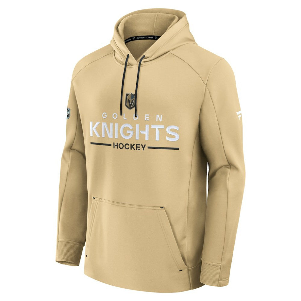 NHL Vegas Golden Knights Fanatics Authentic Pro Rink Hoodie - Gold