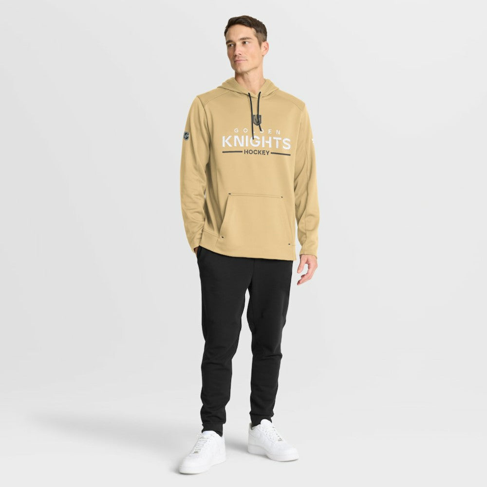 NHL Vegas Golden Knights Fanatics Authentic Pro Rink Hoodie - Gold