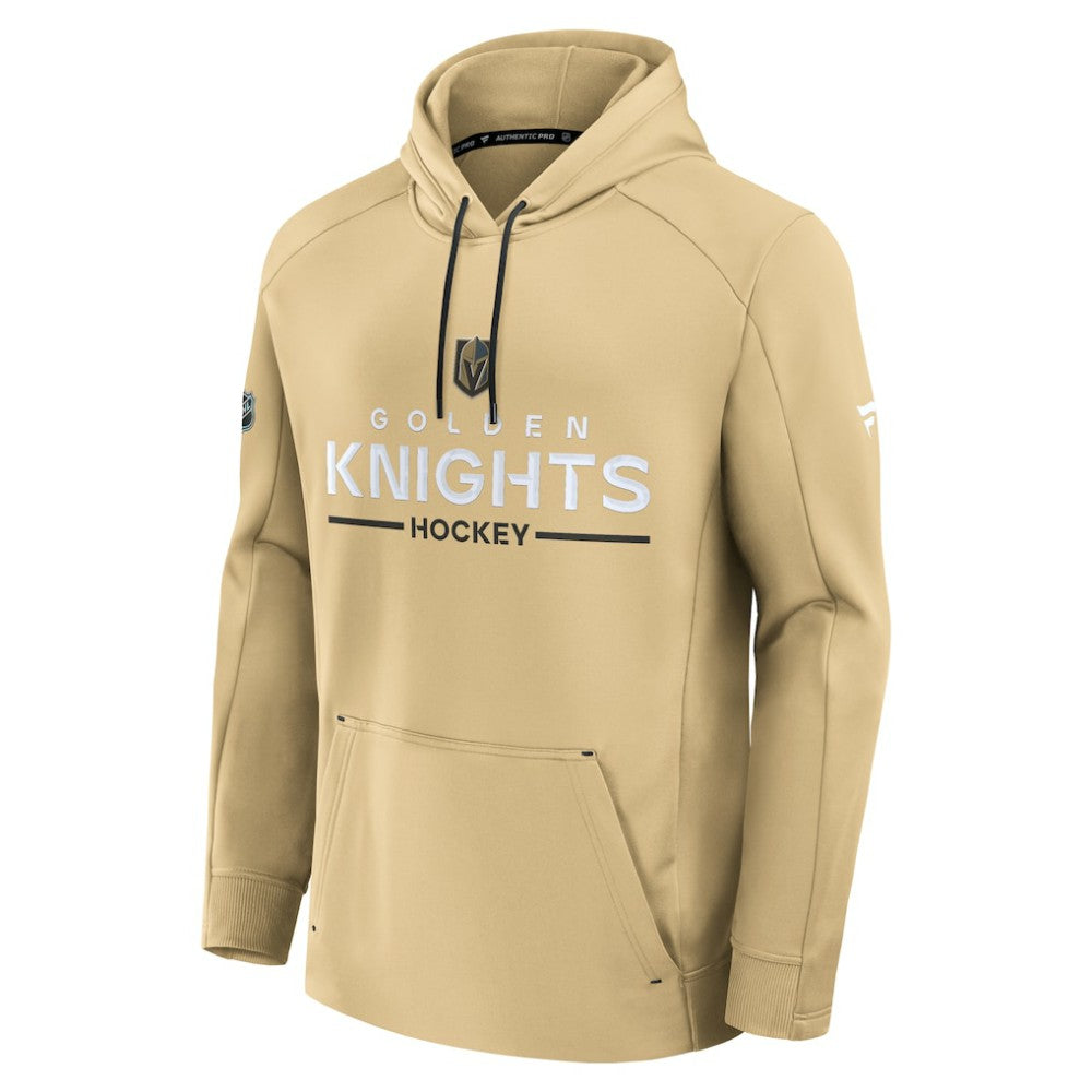 NHL Vegas Golden Knights Fanatics Authentic Pro Rink Hoodie - Gold