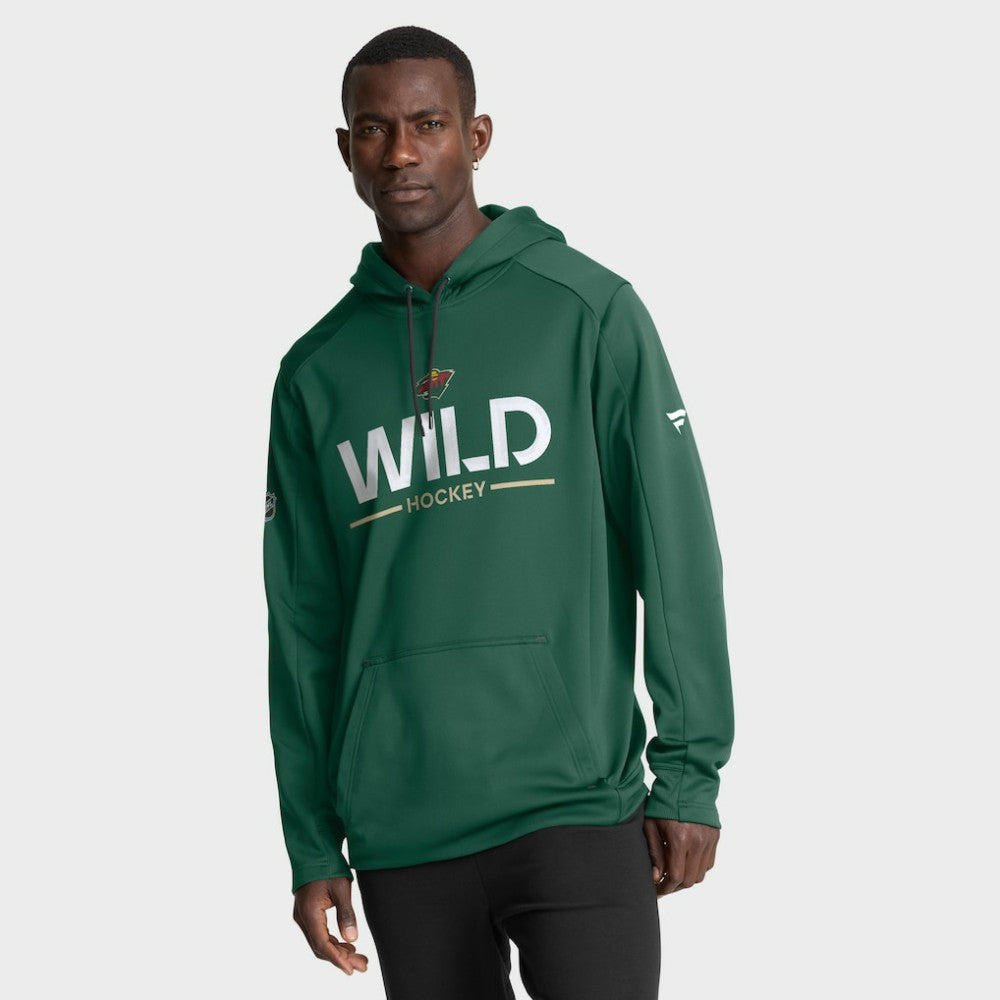 NHL Minnesota Wild Fanatics Authentic Pro Rink Hoodie - Green