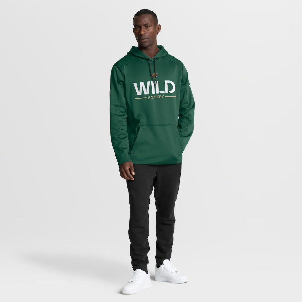 NHL Minnesota Wild Fanatics Authentic Pro Rink Hoodie - Green