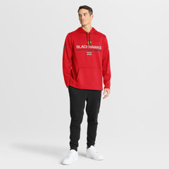 NHL Chicago Blackhawks Fanatics Authentic Pro Centennial Rink Hoodie - Red