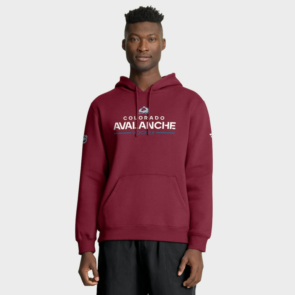 NHL Colorado Avalanche Fanatics Authentic Pro Primary Hoodie - Burgundy