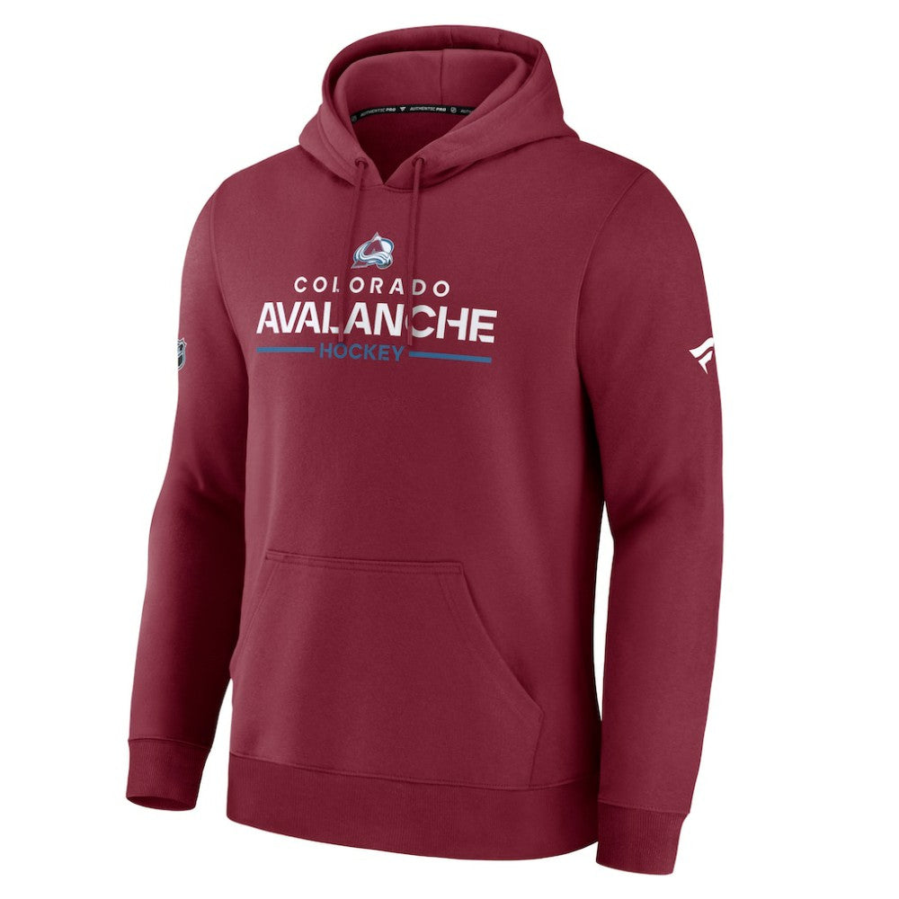 NHL Colorado Avalanche Fanatics Authentic Pro Primary Hoodie - Burgundy