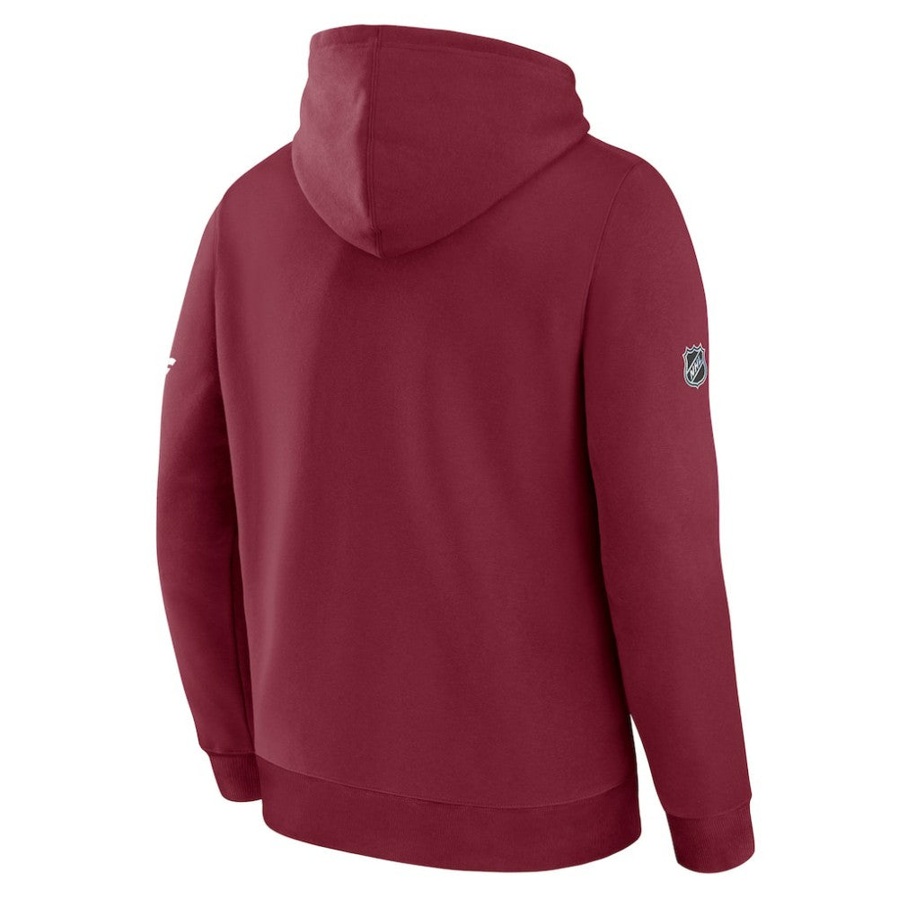 NHL Colorado Avalanche Fanatics Authentic Pro Primary Hoodie - Burgundy