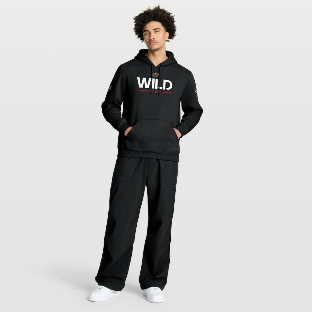 NHL Minnesota Wild Fanatics Authentic Pro Primary Hoodie - Black