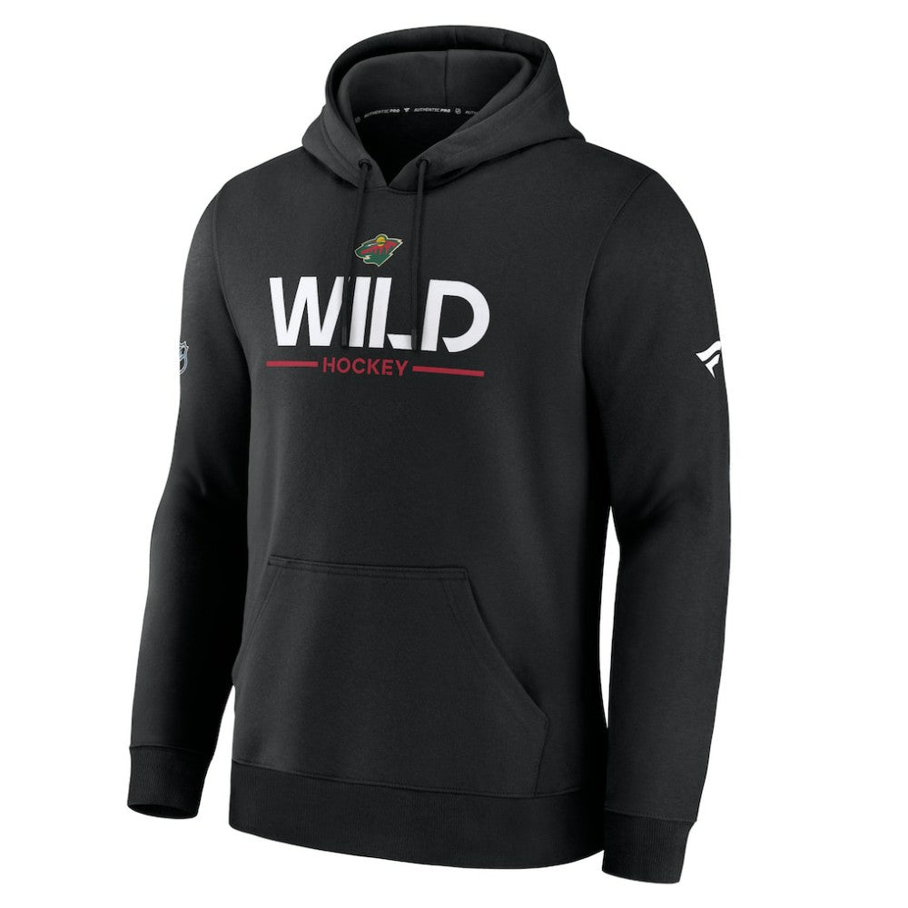 NHL Minnesota Wild Fanatics Authentic Pro Primary Hoodie - Black