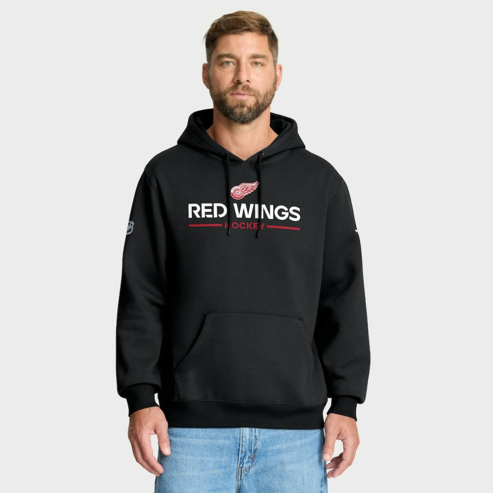 NHL Detroit Red Wings Fanatics Authentic Pro Primary Hoodie - Black