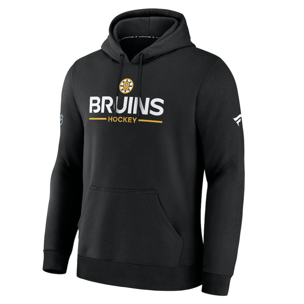NHL Boston Bruins Fanatics Authentic Pro Primary Hoodie - Black