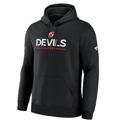 NHL New Jersey Devils Fanatics Authentic Pro Primary Hoodie - Black