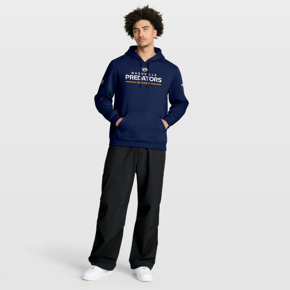 NHL Nashville Predators Fanatics Authentic Pro Primary Hoodie - Navy