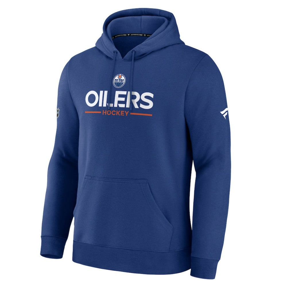 NHL Edmonton Oilers Fanatics Authentic Pro Primary Hoodie - Royal