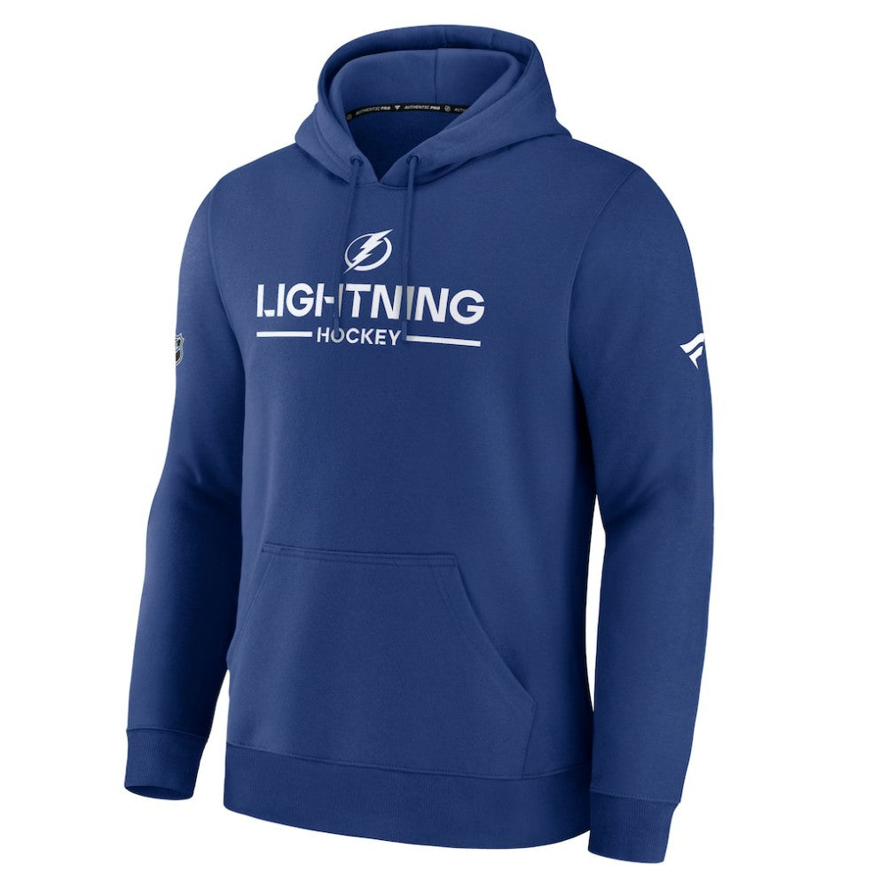 NHL Tampa Bay Lightning Fanatics Authentic Pro Primary Hoodie - Blue