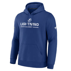 NHL Tampa Bay Lightning Fanatics Authentic Pro Primary Hoodie - Blue