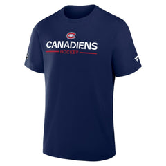 NHL Montreal Canadiens Fanatics Authentic Pro Primary T-Shirt - Navy