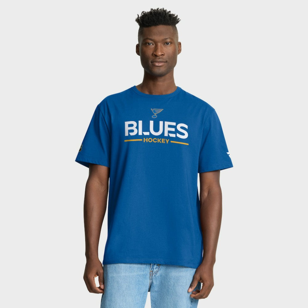 NHL St. Louis Blues Fanatics Authentic Pro Primary T-Shirt - Blue