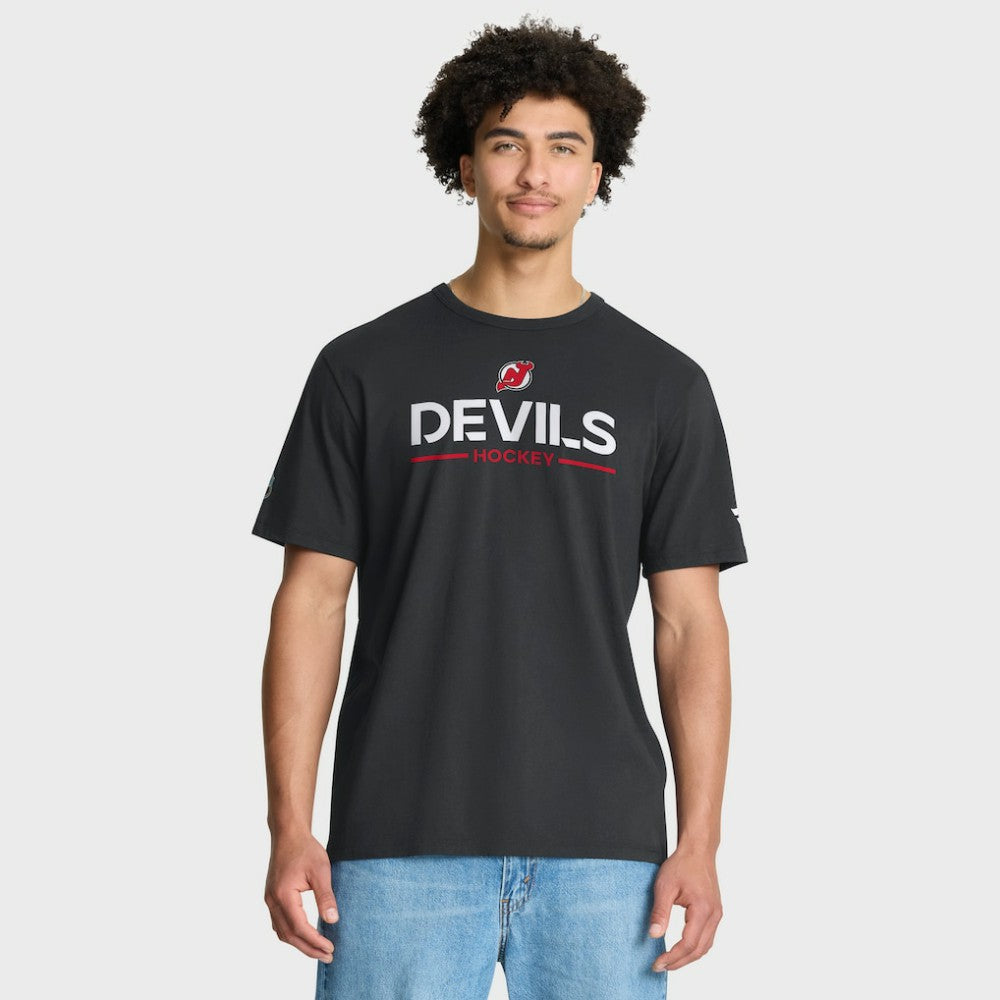 NHL New Jersey Devils Fanatics Authentic Pro Primary T-Shirt - Black